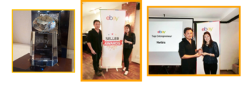 Honored with “Top Entrepreneur” award from eBay